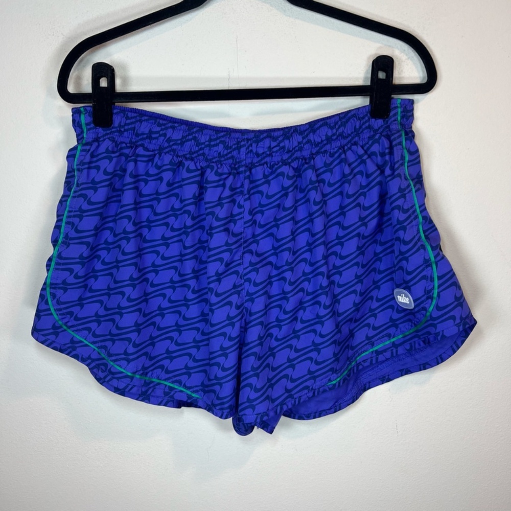 Nike Dri-Fit Tempo Icon Clash 3" Running Shorts Purple Swirl Print Brief Line 2X